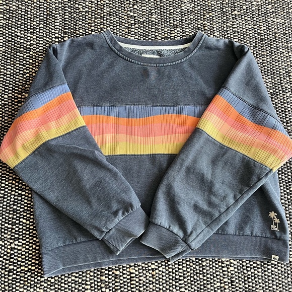 Rip Curl Melting Waves Crew Sweatshirt Blue size Small - Picture 4 of 6